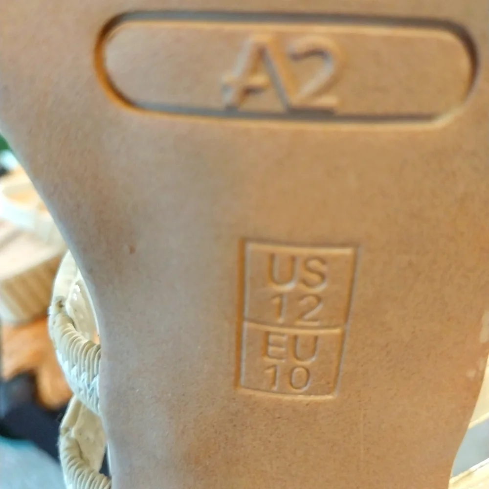 A2 Block Snakeprint Sandals - Picture 1 of 4